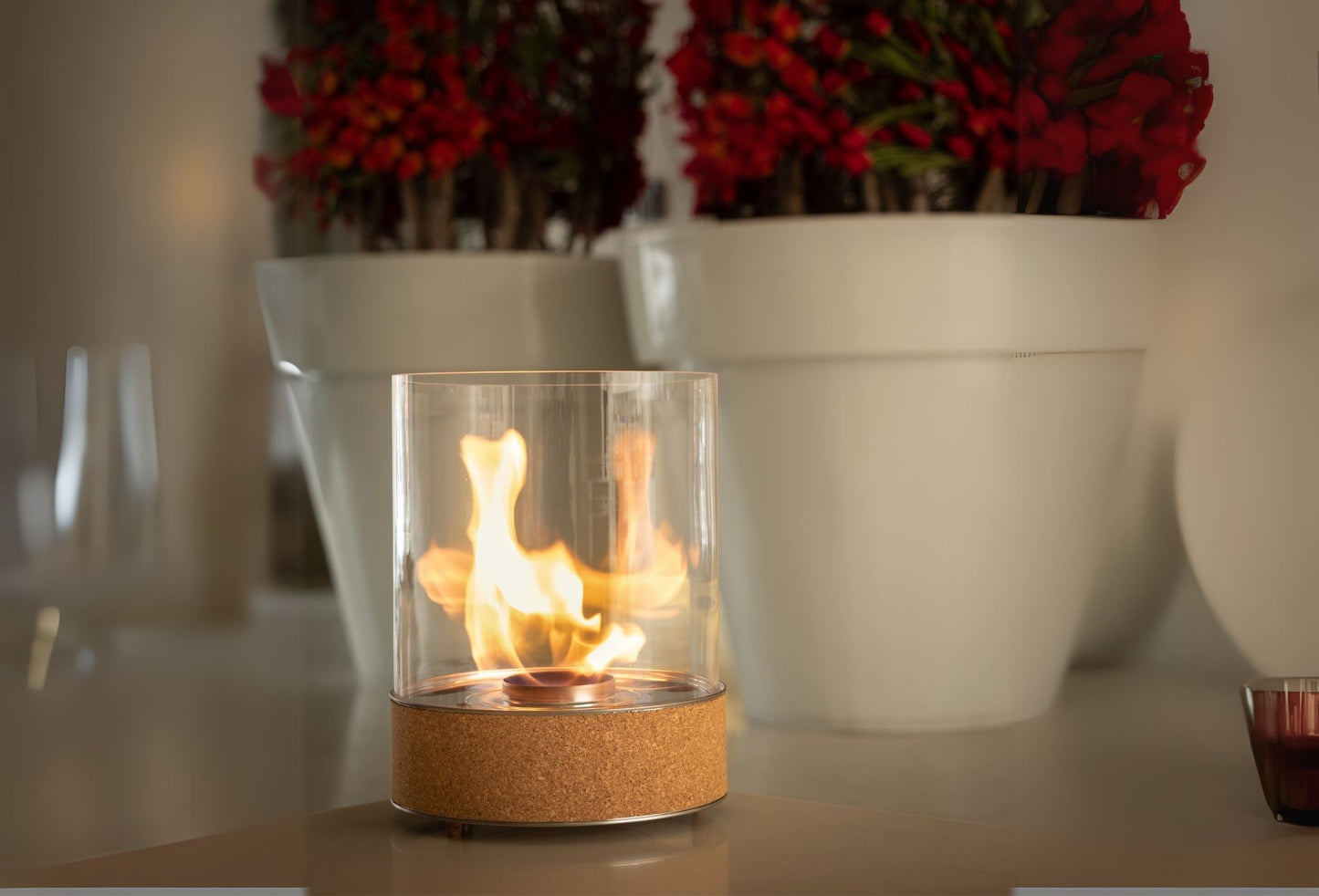 Centro de Mesa con Fuego | Planika | Dancing Flames — con llama encendida