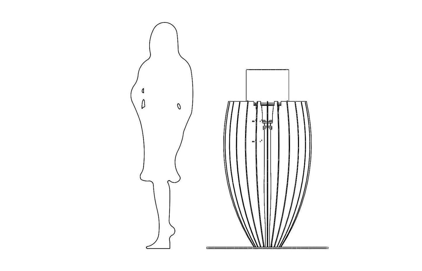 Chimenea de bioetanol de lujo Tuli Design | GlammFire