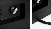 Brasero de Gas Moderno para Exterior: Elegancia y Calor con Planika — detalle en primer plano