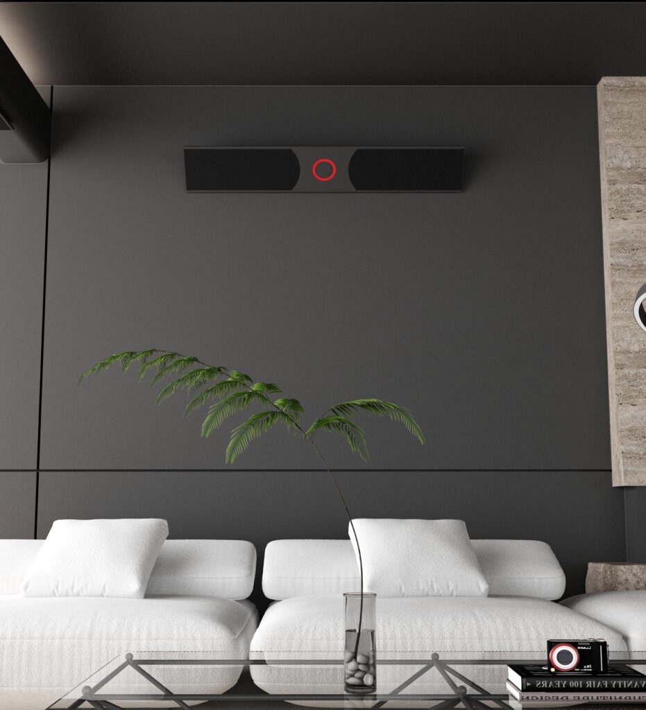 Chimenea Eléctrica Infrarrojo de Alta Eficiencia | Infralia — en salón, 2400 W