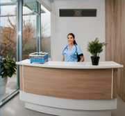 Chimenea Eléctrica Infrarrojo de Alta Eficiencia | Infralia — en terraza, 2400 W