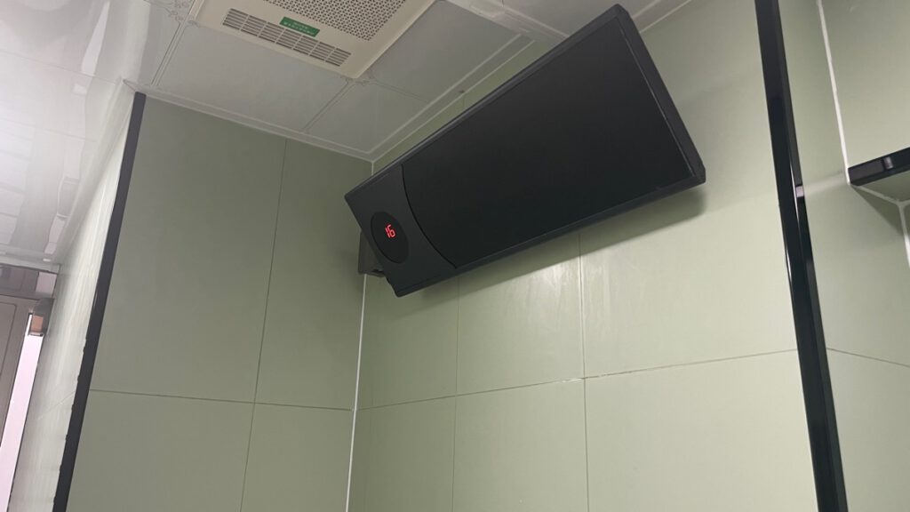 Chimenea Eléctrica Infrarrojo de Alta Eficiencia | Infralia — en terraza, 1200 W