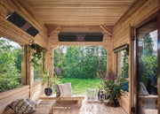 Chimenea Eléctrica Infrarrojo de Alta Eficiencia | Infralia — en terraza, 2400 W