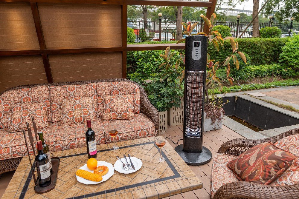 Calefactor Eléctrico Infrarrojo – Elegancia y Confort para Exteriores - Helios | Infralia