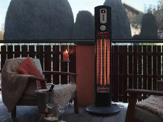 Calefactor Eléctrico Infrarrojo – Elegancia y Confort para Exteriores - Helios | Infralia