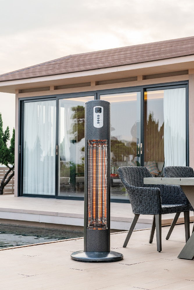 Calefactor Eléctrico Infrarrojo – Elegancia y Confort para Exteriores - Helios | Infralia