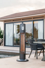Calefactor Eléctrico Infrarrojo – Elegancia y Confort para Exteriores - Helios | Infralia