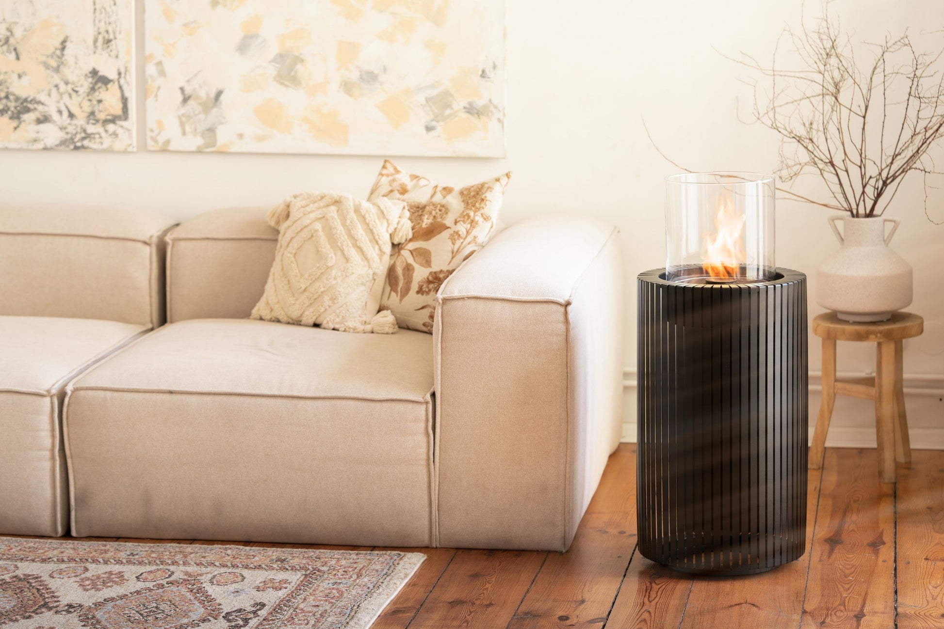 Chimenea de bioetanol para terraza | Elegancia en tu Jardín — en terraza