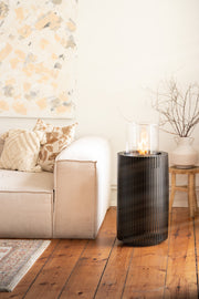 Chimenea de bioetanol para terraza | Elegancia en tu Jardín — vista lateral