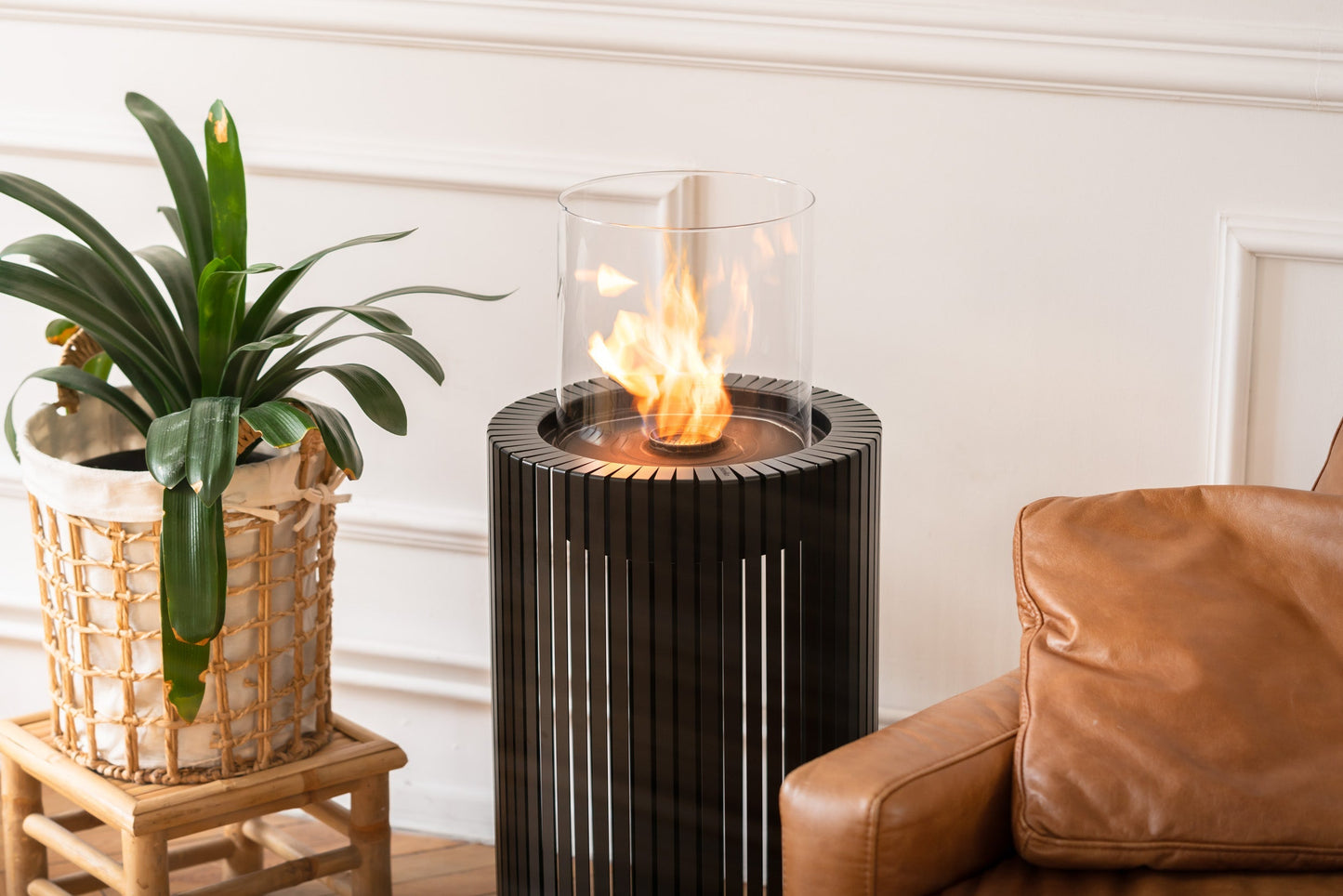 Chimenea de bioetanol para terraza | Elegancia en tu Jardín — en terraza