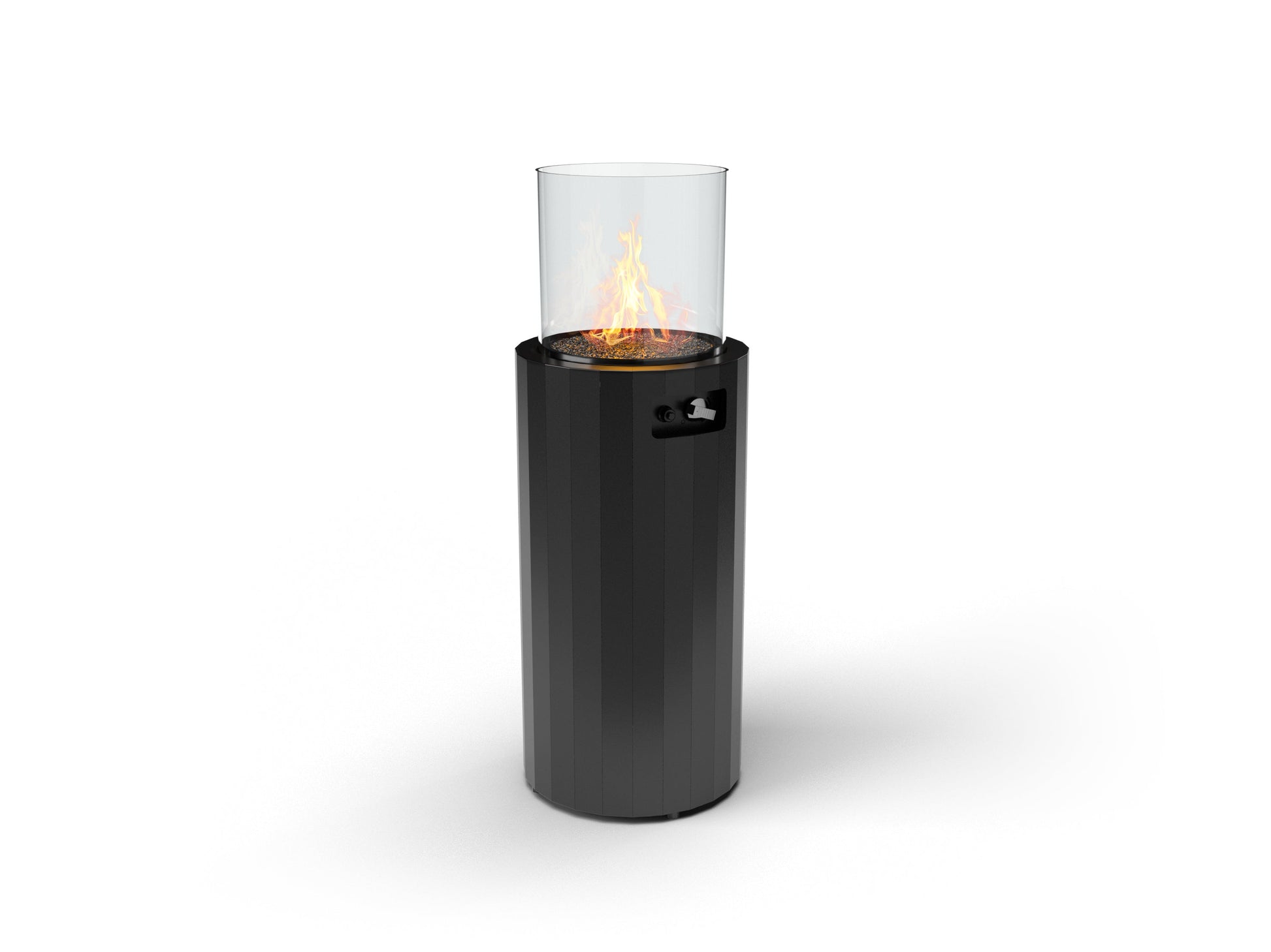 Chimenea de gas para exterior | Planika Bino — color negro
