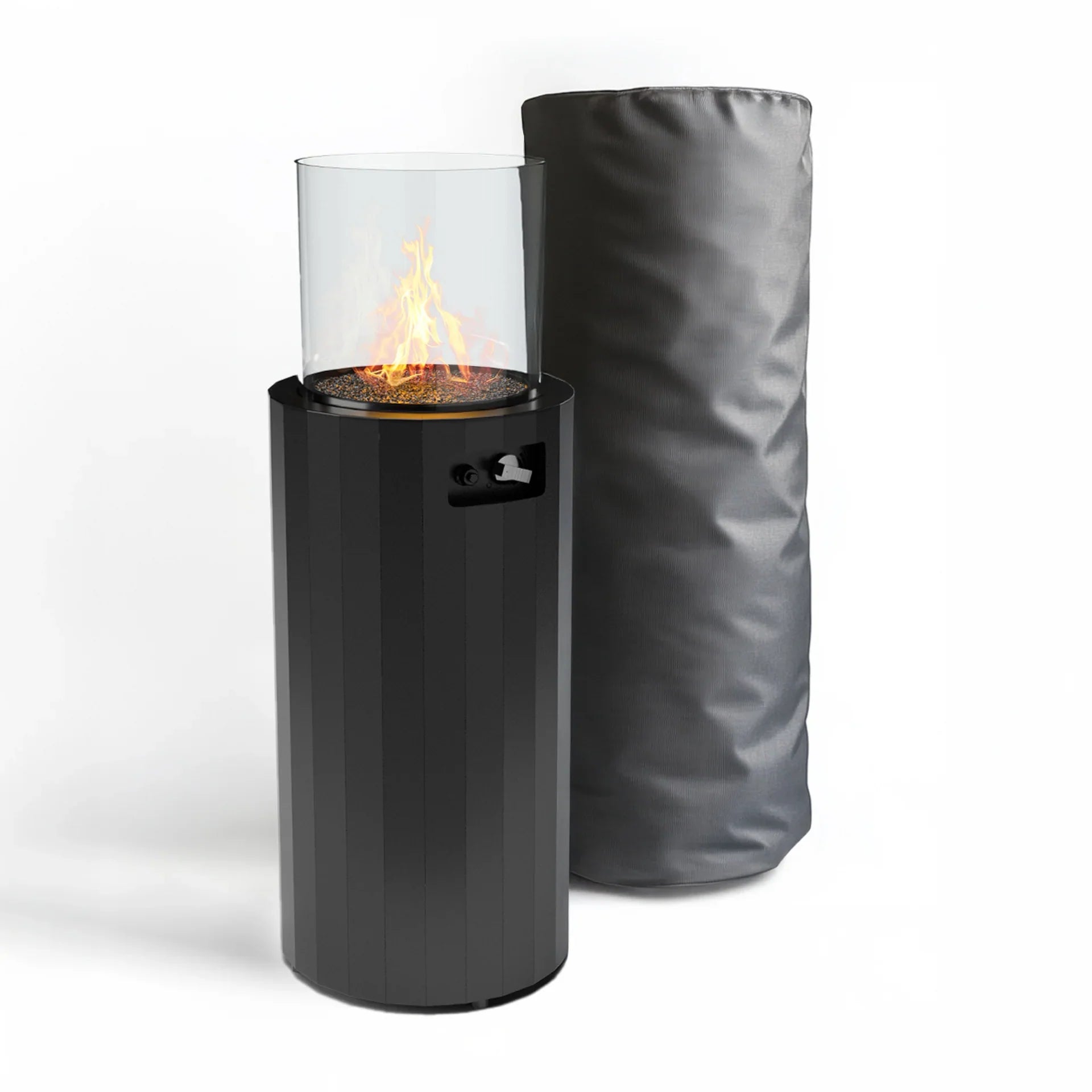 Chimenea de gas para exterior | Planika Bino — vista superior