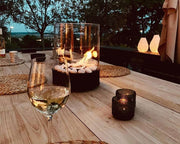 Chimenea de mesa Chantico - Elegancia y Confort | Planika — vista lateral