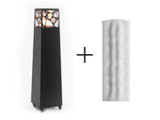 Chimenea exterior de gas para HORECA  | Pyramid Planika