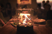 Chimenea de mesa Chantico - Elegancia y Confort | Planika — vista frontal