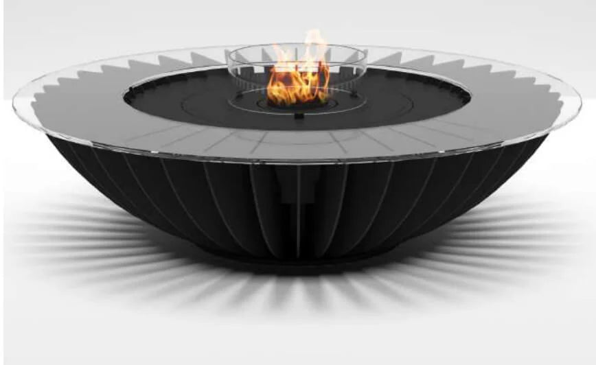 Mesa de Fuego Bioetanol Exterior de Lujo Cosmo | GlammFire