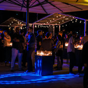 Estufa a gas exterior Engasco 55 – Calor elegante para tu terraza — detalle del control