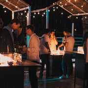 Estufa a gas exterior Engasco 55 – Calor elegante para tu terraza — vista superior