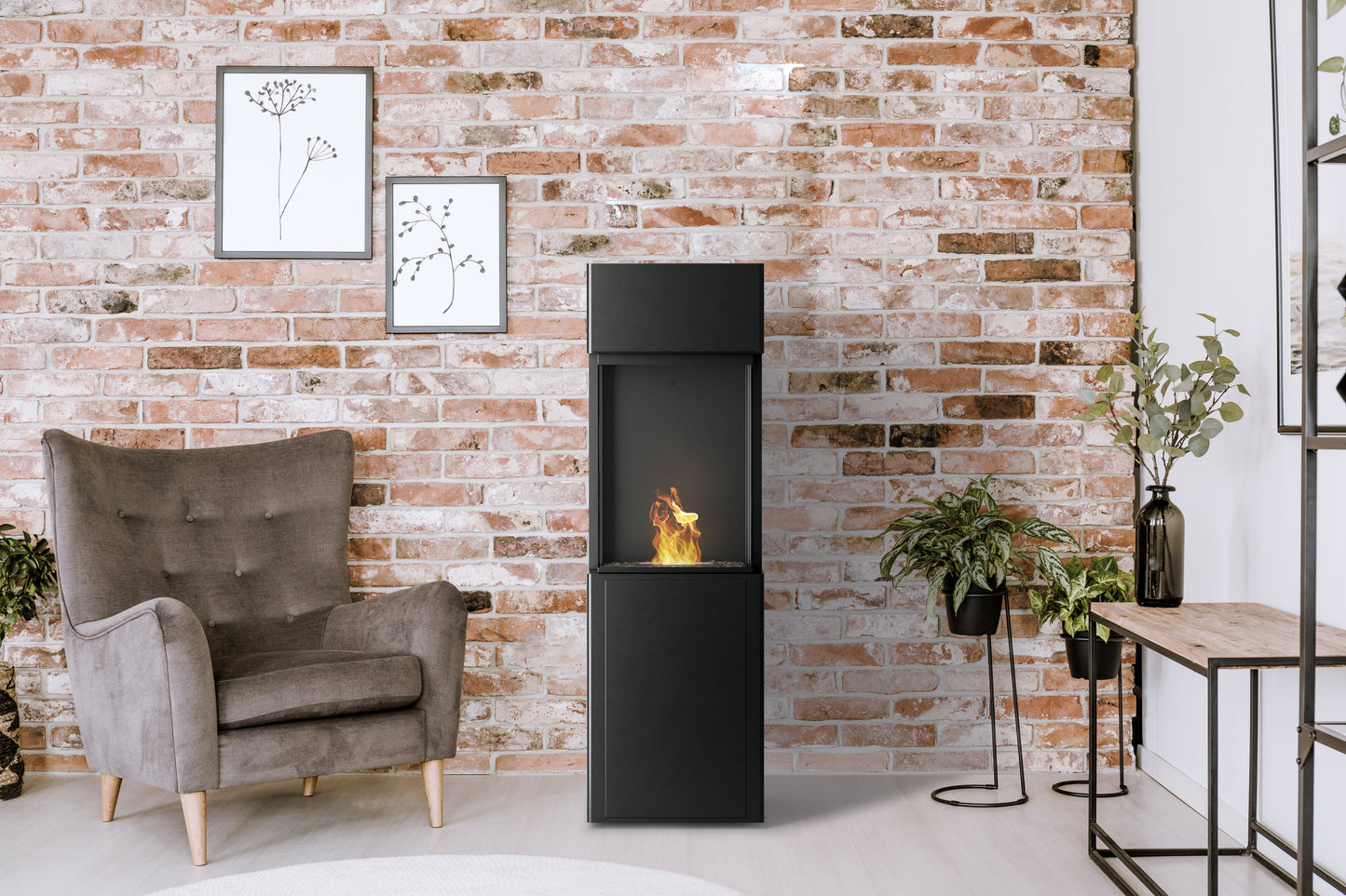 Estufa Bio Etanol de Alta Tecnología con Arcticon BEV | Planika — vista lateral