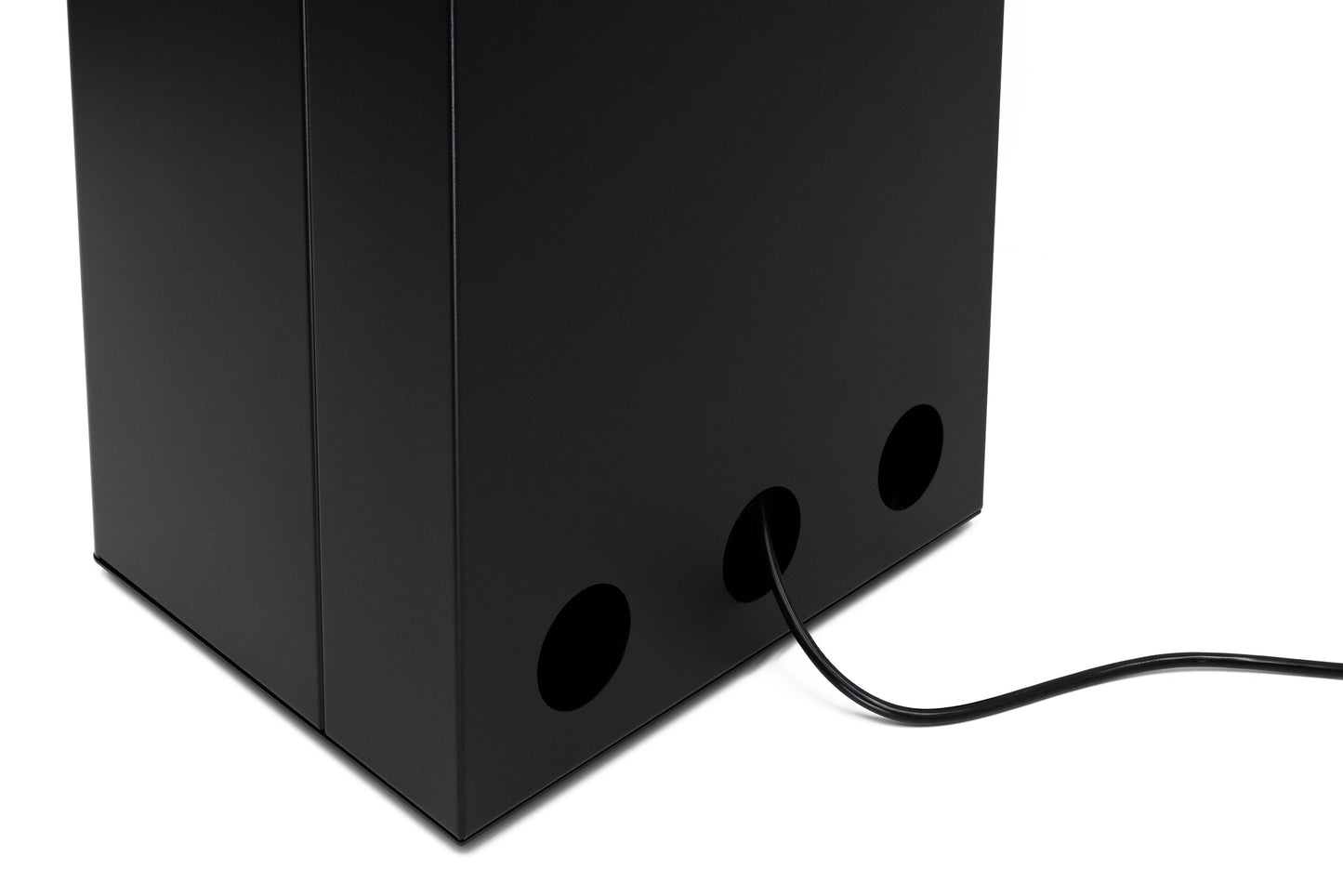 Estufa Bio Etanol de Alta Tecnología con Arcticon BEV | Planika — vista trasera, color negro