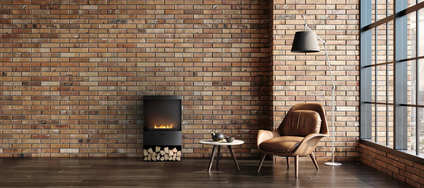 Estufa de Bioetanol Moderna Planika Senso — en salón/interior