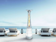 Estufa de Gas Exterior de Lujo – DolceVita Lightfire para Momentos Elegantes al Aire Libre — en terraza