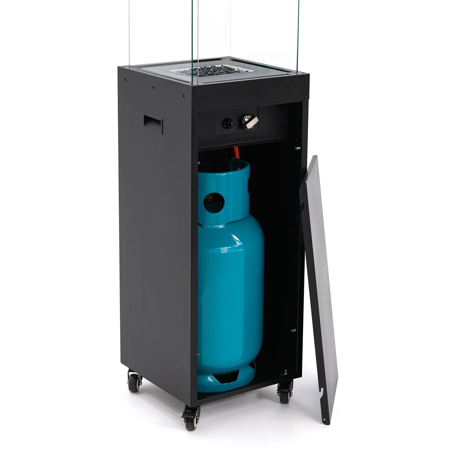 Estufa para Terraza | Faro: Elegancia y Calidez para Exteriores — en terraza