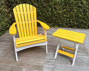 Silla Adirondack Plegable – Garantía de 20 Años | Berlin Gardens — plegada, vista frontal