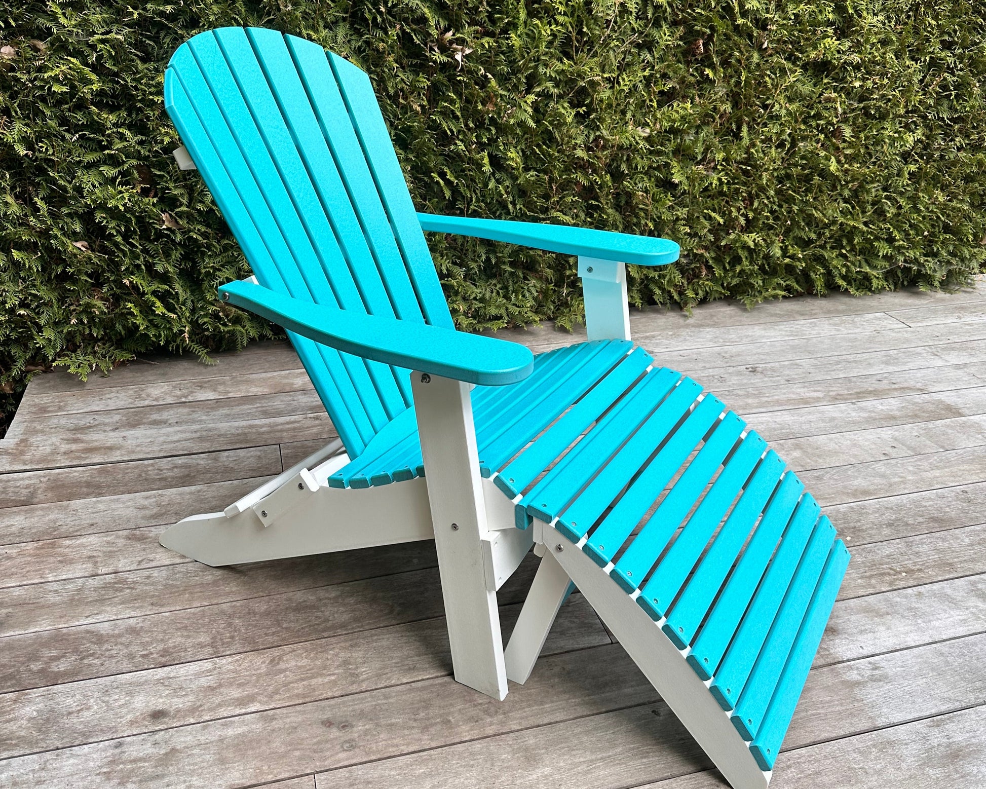 Silla Adirondack Plegable – Garantía de 20 Años | Berlin Gardens — plegada, vista lateral