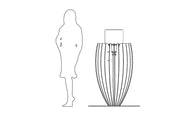 Chimenea de bioetanol de lujo Tuli Design | GlammFire